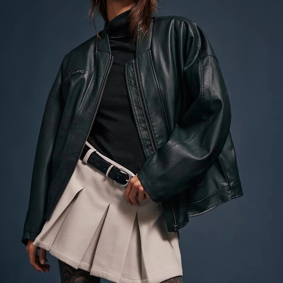 NWT We The Free Vinny Vegan Bomber by Free People - Picture 1 of 6